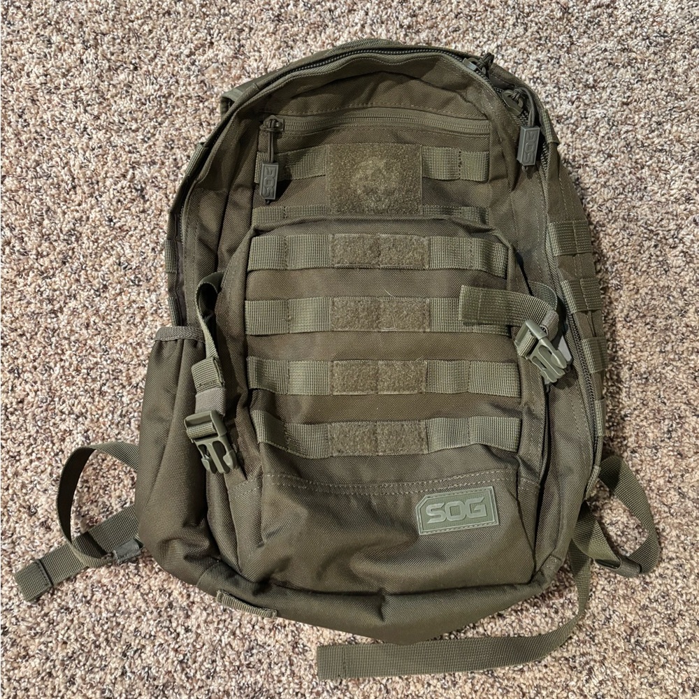 SOG Tactical Style Backpack - Olive Drab Green